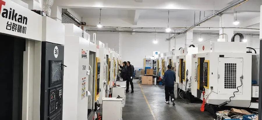 Huabo machining and inspection area
