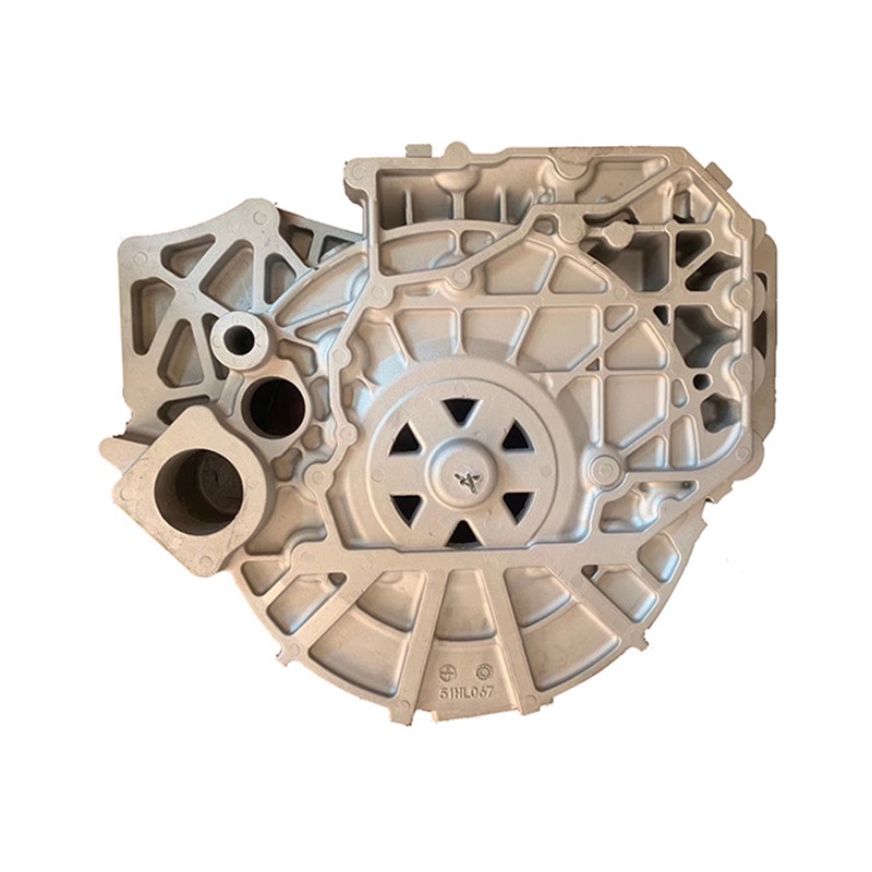 CNC machined aluminum die cast gearbox housing