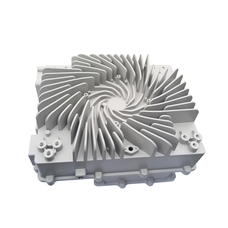 Spiral Aluminum Die Cast Heat Sink Housing manufactured by Cixi Huabo in China