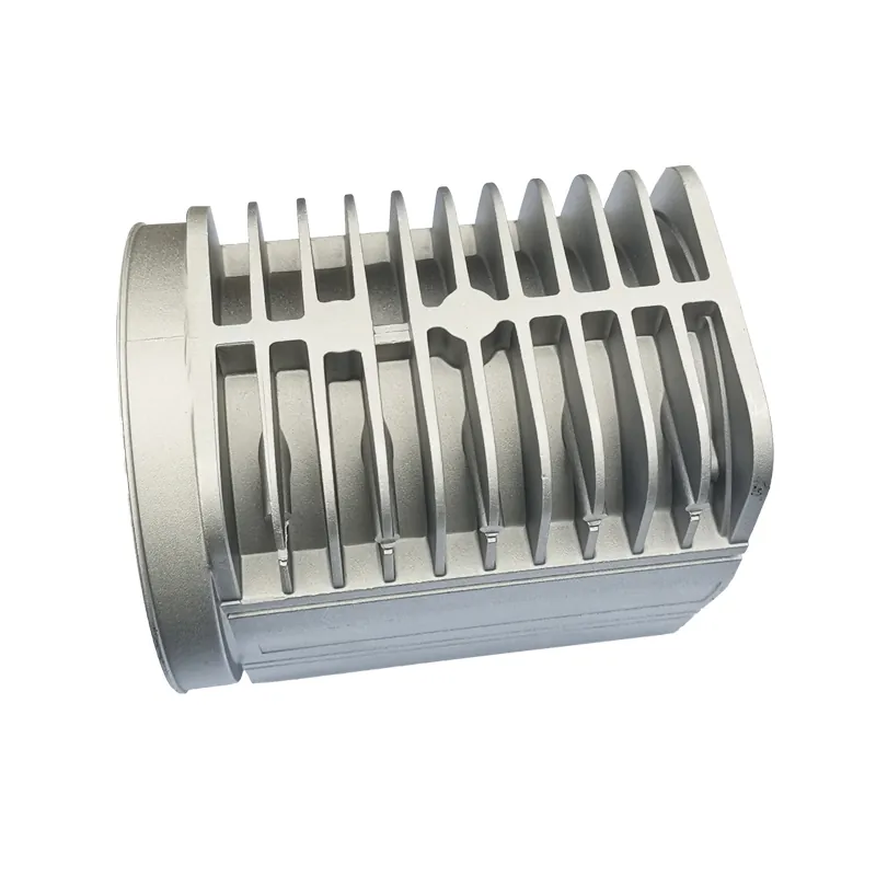 Finned aluminum die cast motor housing