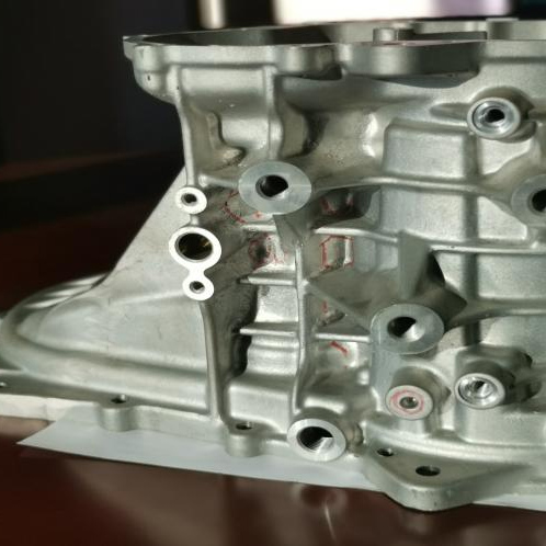 Sandblasted ADC12 Gearbox Housing manufactured by Cixi Huabo in China