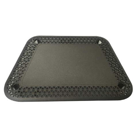 ADC12 Square Mesh Housing with Sandblasting and Coating manufactured by Cixi Huabo in China